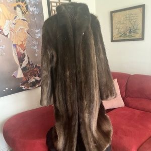 Genuine Mink Fur Coat